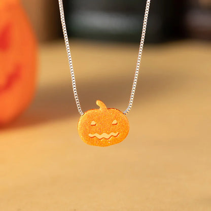 Dainty Halloween Opal Necklaces