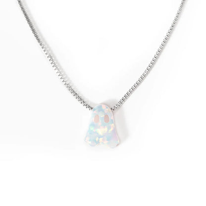 Dainty Halloween Opal Necklaces