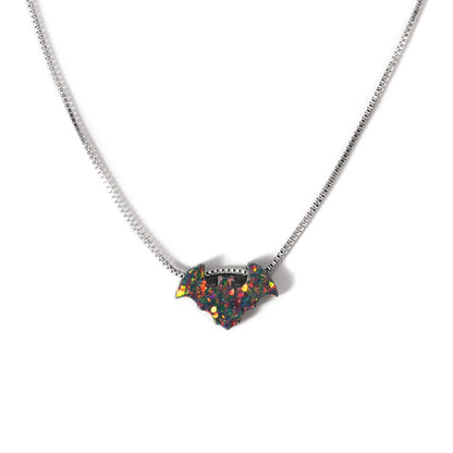 Dainty Halloween Opal Necklaces
