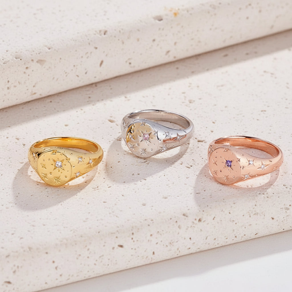 Personalized Orion Birthstone Ring