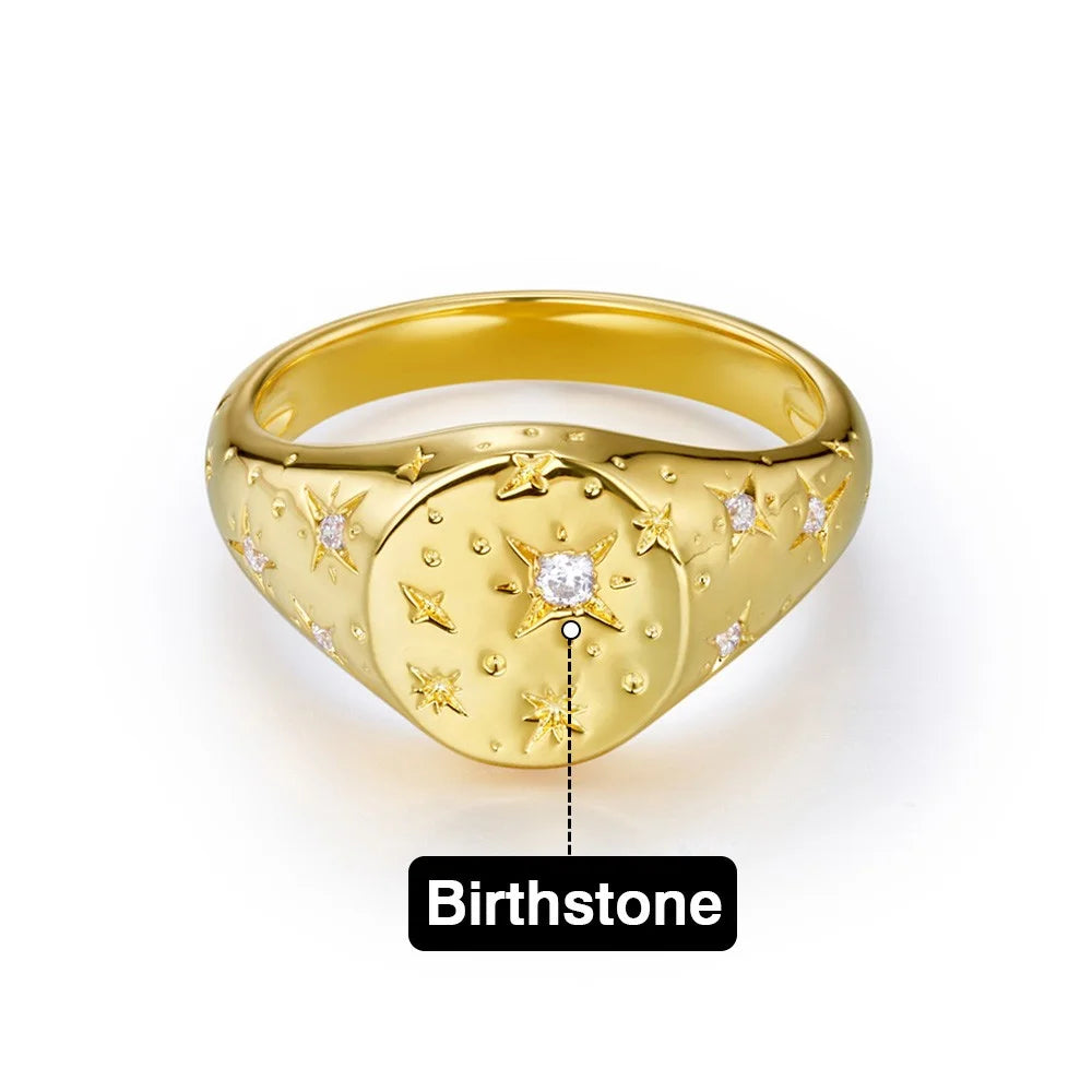 Personalized Orion Birthstone Ring