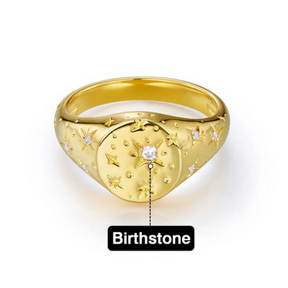 Personalized Orion Birthstone Ring