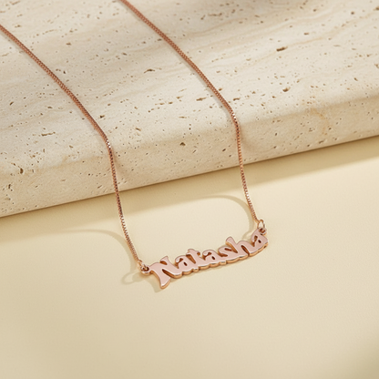 Personalized Wavy Name Necklace