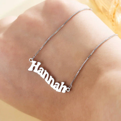 Personalized Wavy Name Necklace