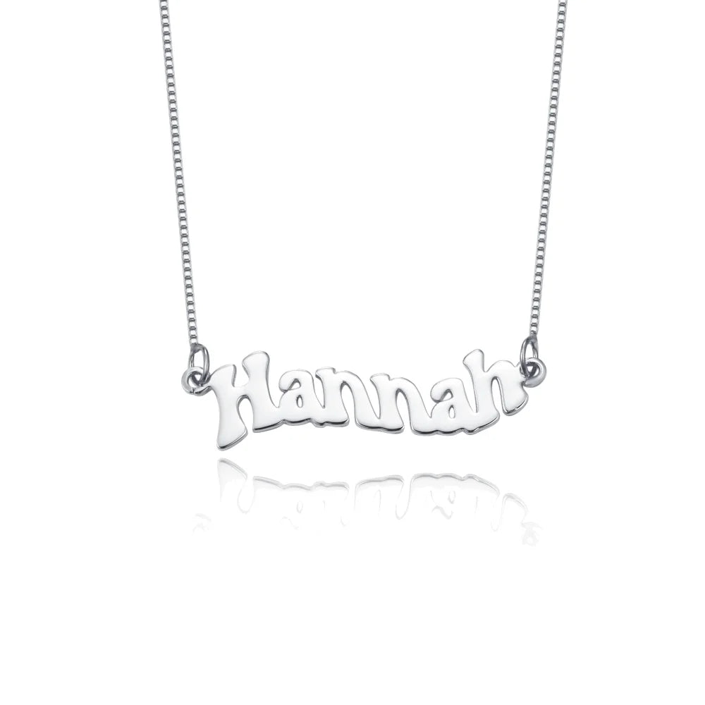 Personalized Wavy Name Necklace