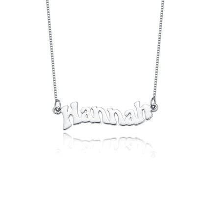 Personalized Wavy Name Necklace