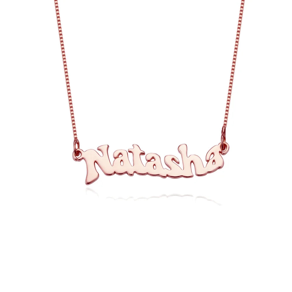 Personalized Wavy Name Necklace