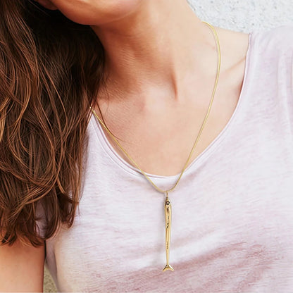 Sardine Fish Pendant Necklace