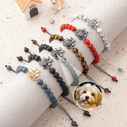 Personalized Pet Paw Projection Bracelet