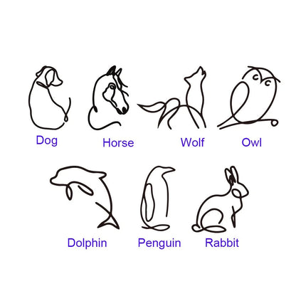 Custom Engraved Pet Silhouette Signet Ring with Name