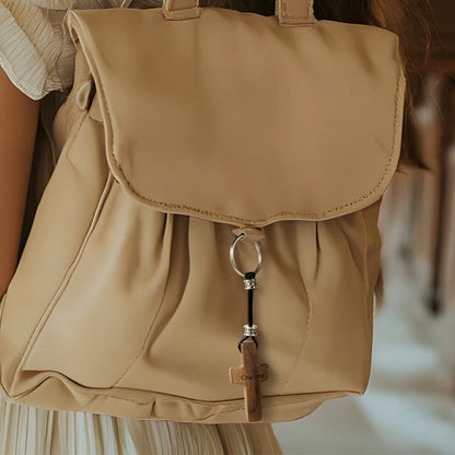 Personalized Name & Initial Wooden Cross Keychain