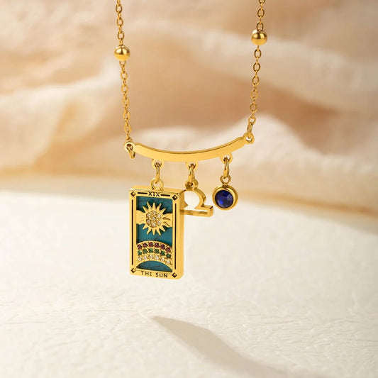 Custom Tarot Charm Necklace