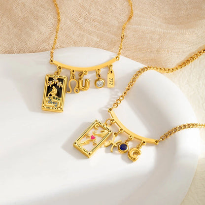 Custom Tarot Charm Necklace