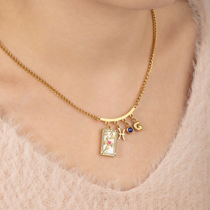 Custom Tarot Charm Necklace