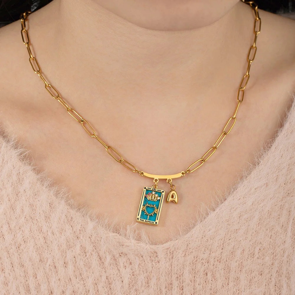 Custom Tarot Charm Necklace