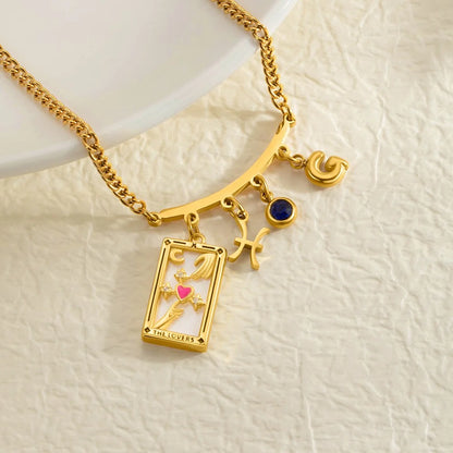 Custom Tarot Charm Necklace