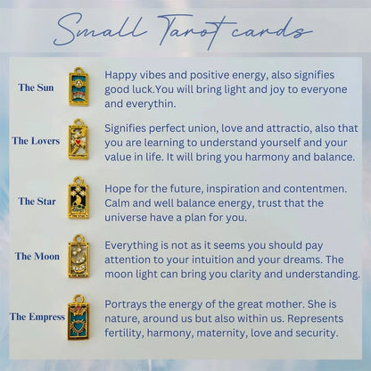 Custom Tarot Charm Necklace