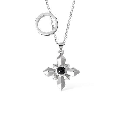 Custom Vintage Cross Projection Necklaces