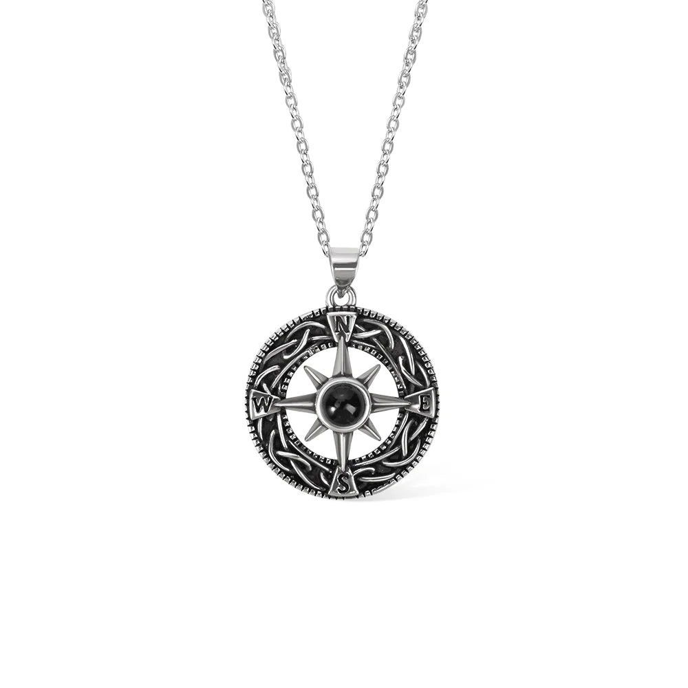 Custom Vintage Cross Projection Necklaces