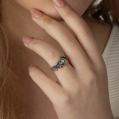 Enchanted Forest Moonstone Ring