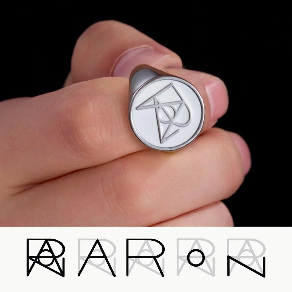 Personalized Name Logo Engraved Signet Ring