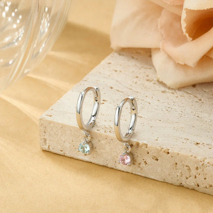 Custom Birthstone Dainty Earrings