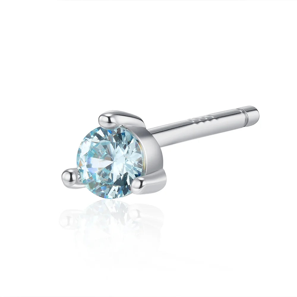 Custom Birthstone Dainty Earrings