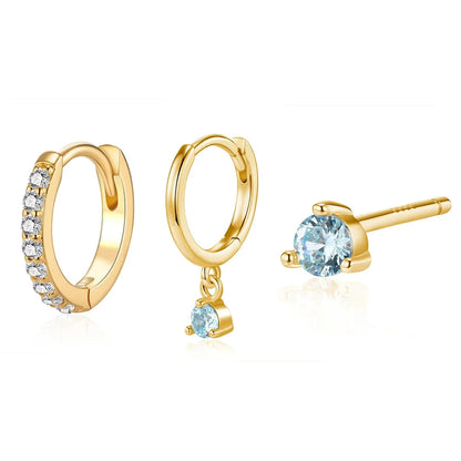 Custom Birthstone Dainty Earrings