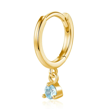 Custom Birthstone Dainty Earrings