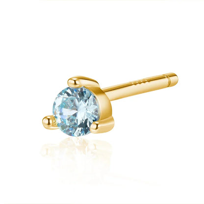 Custom Birthstone Dainty Earrings