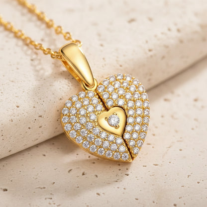 Custom Heart Photo Locket Necklace