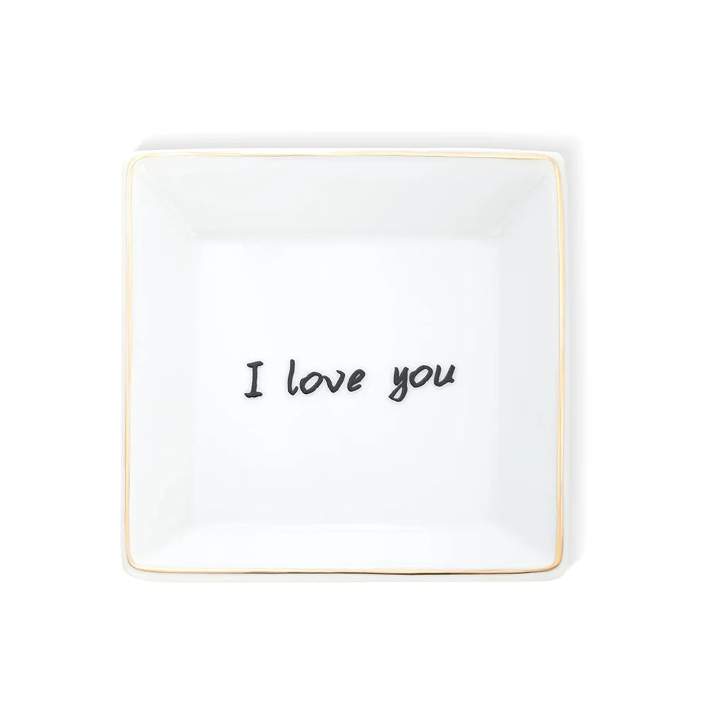 Personalized Jewelry Tray with Text or Handwriting