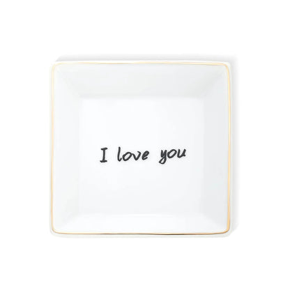 Personalized Jewelry Tray with Text or Handwriting