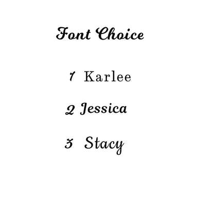 Alina Custom Birth Flower Name Necklace