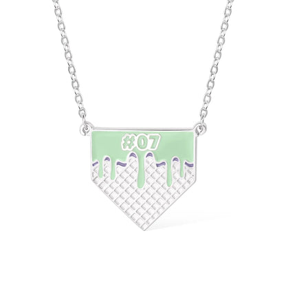 Custom Name & Number Ice Cream Necklace