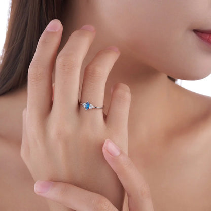 Personalized Marquise Cut Birthstone Ring