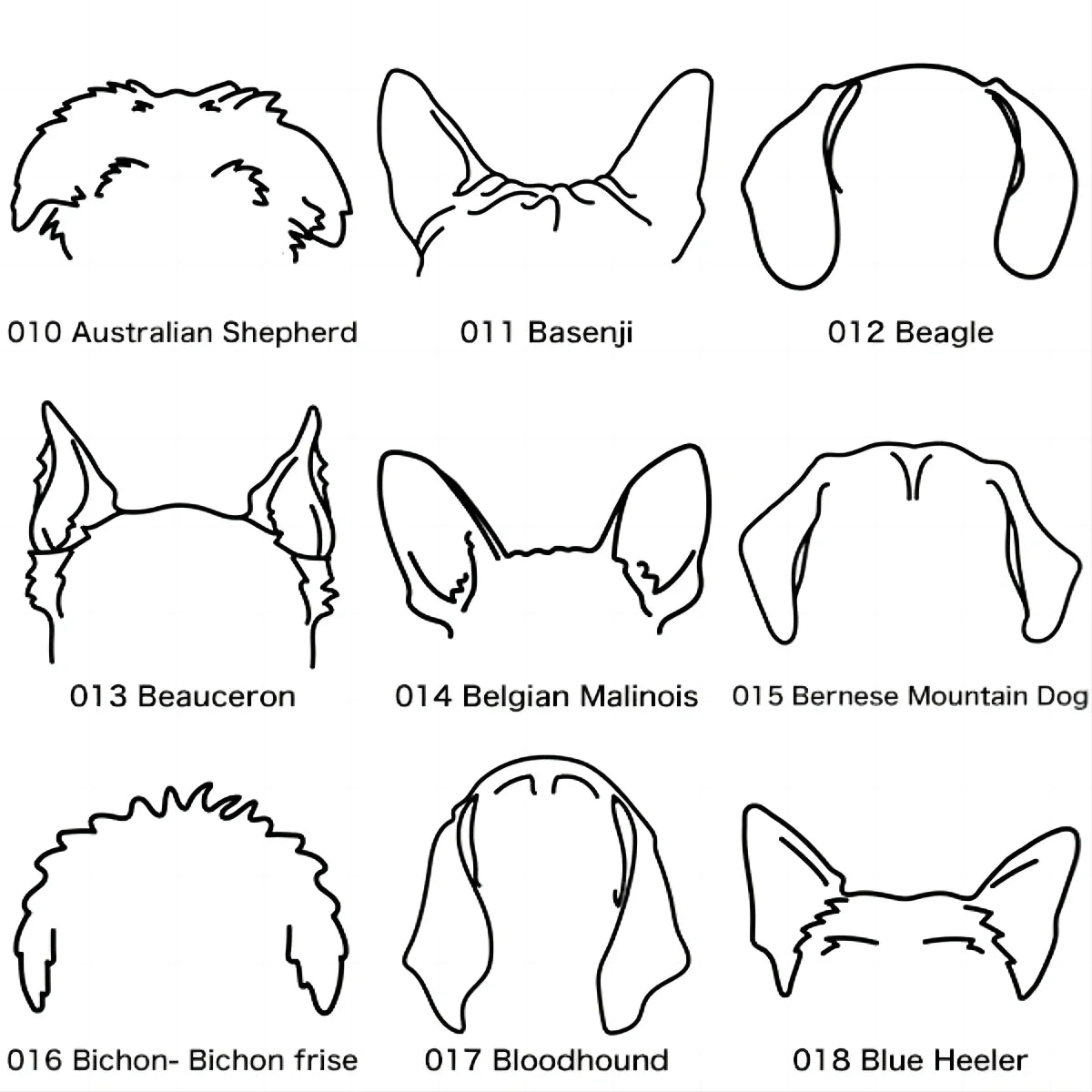 Custom Pet Ears Name Necklace