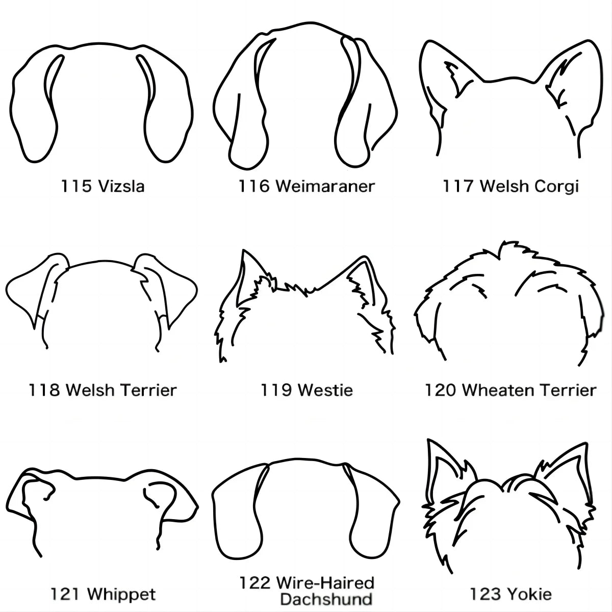 Custom Pet Ears Name Necklace