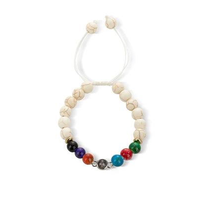 Custom Natural Gemstone Photo Projection Bracelet