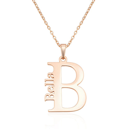 Personalized Initial Name Necklace