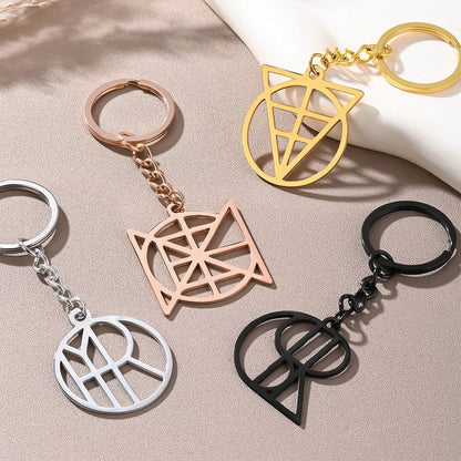 Personalized Name Logo Keychain