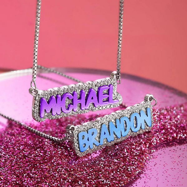 Custom Iced Name Necklace