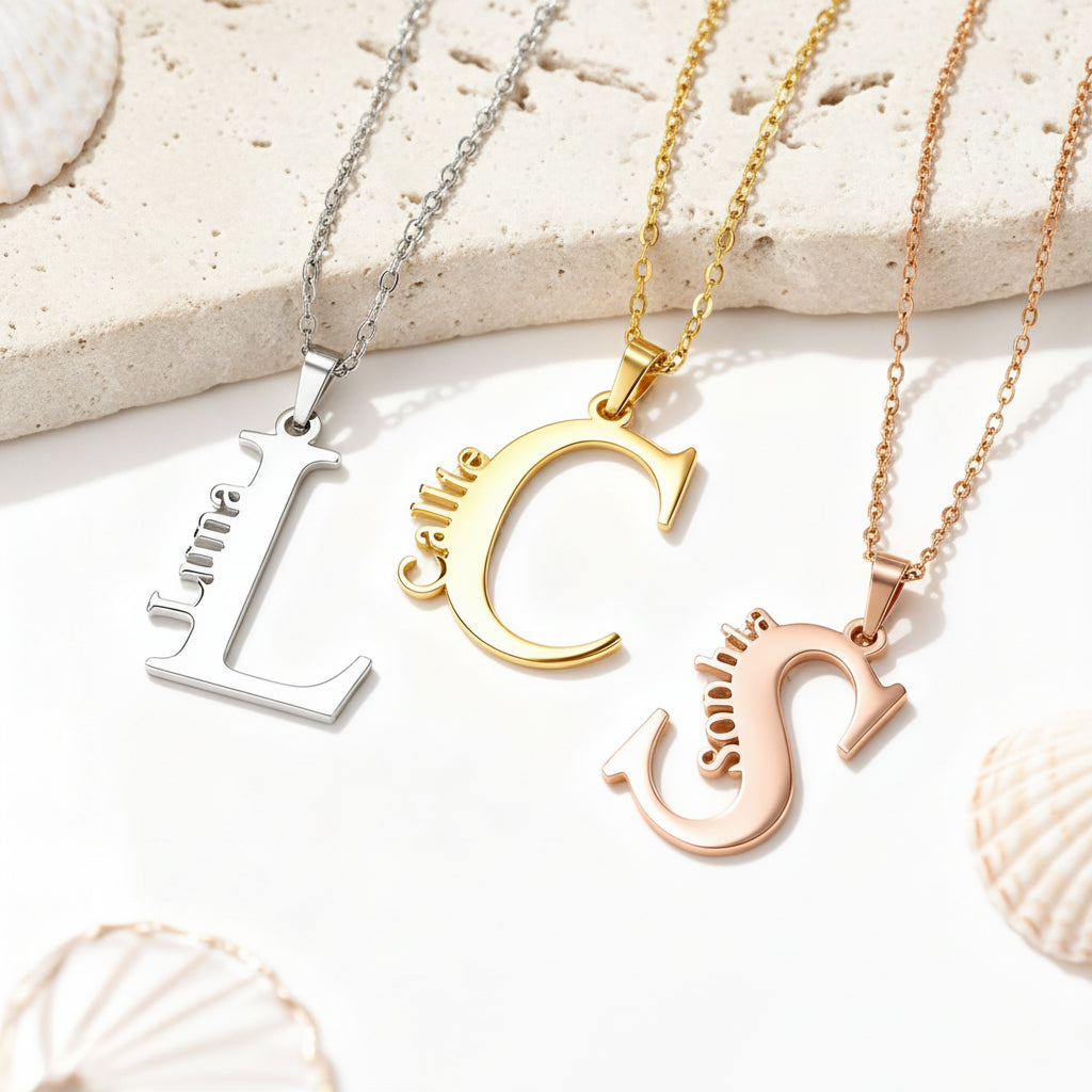 Personalized Initial Name Necklace