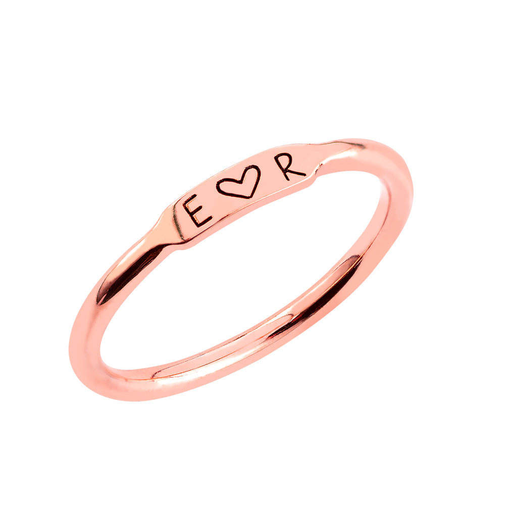 Personalized Dainty Stackable Rings