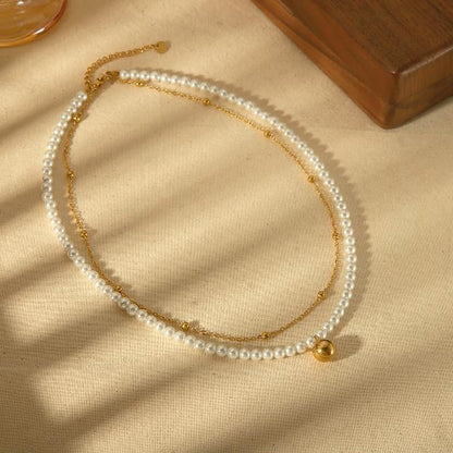 Pearl Beaded Bracelets & Necklaces