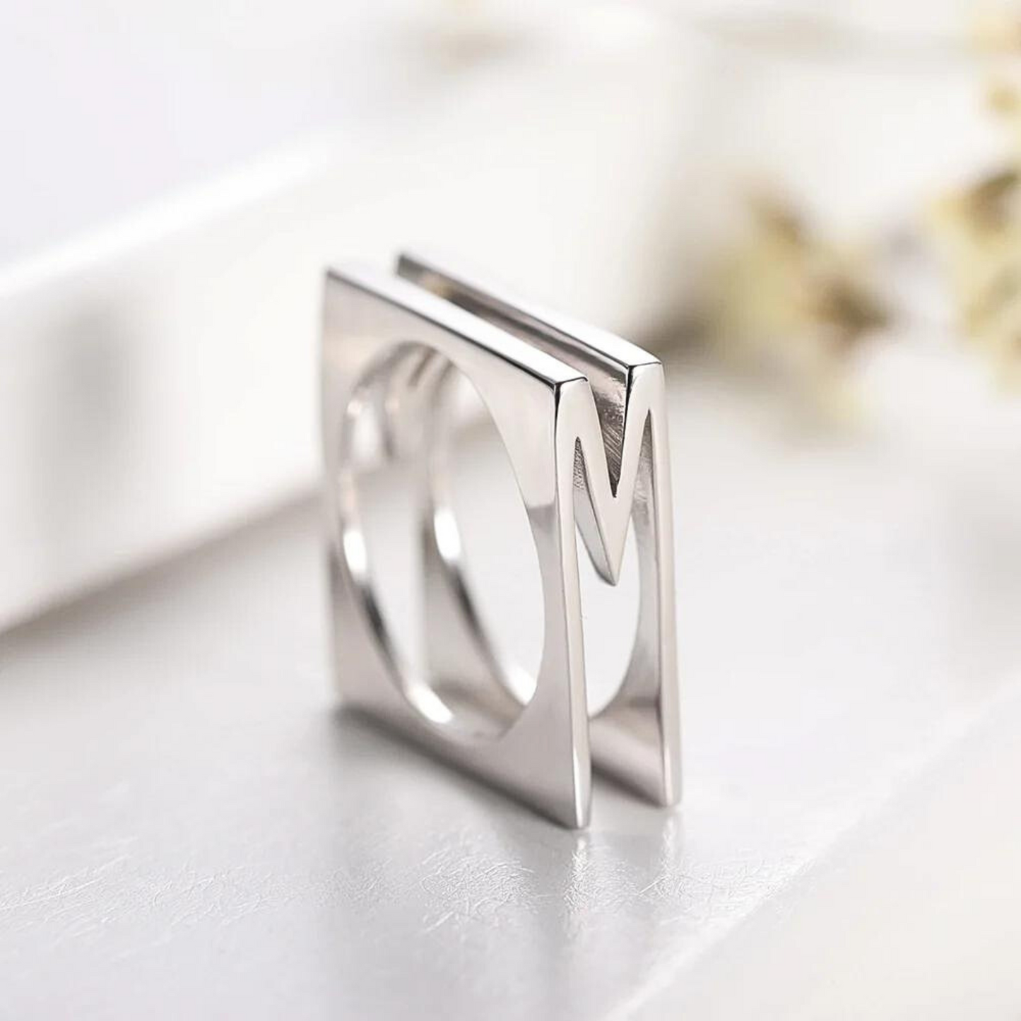 Custom Stackable Initial Rings