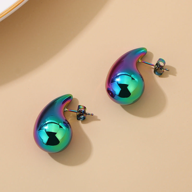 Dainty Droplet Ear Studs