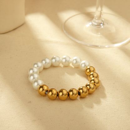 Dainty Pearl Beaded Bracelet