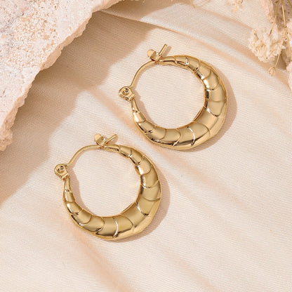 Dainty Golden Hoop Earrings