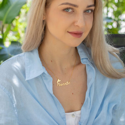 Personalized Cowgirl Name Necklace